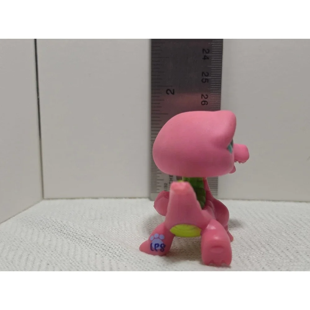 LPS Littlest Pet Shop Crocodile Figure, model #1464 pink green replacement‎ Toy